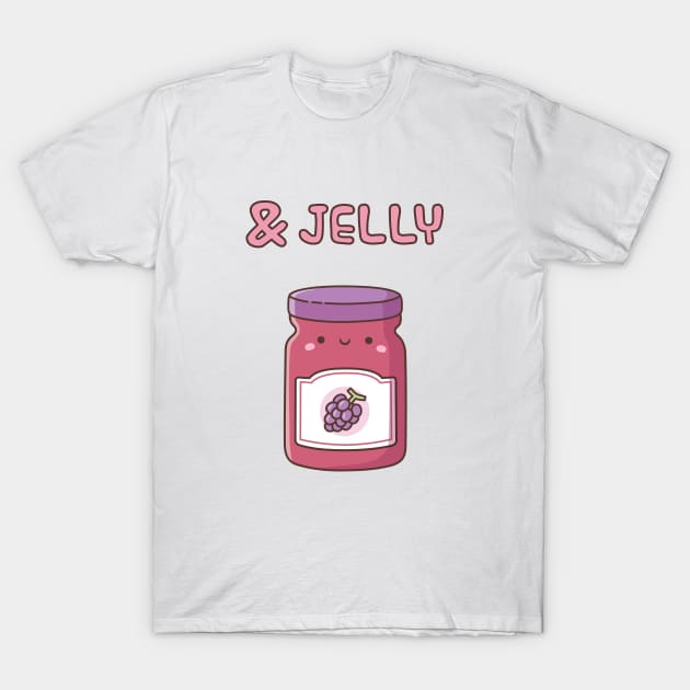 Cute Grape Jelly Jam Jar T-Shirt by rustydoodle